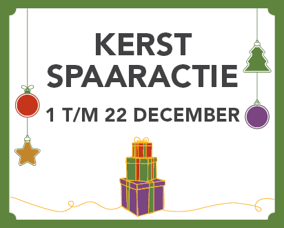 KERST SPAARACTIE 1 T/M 22 DECEMBER 2024